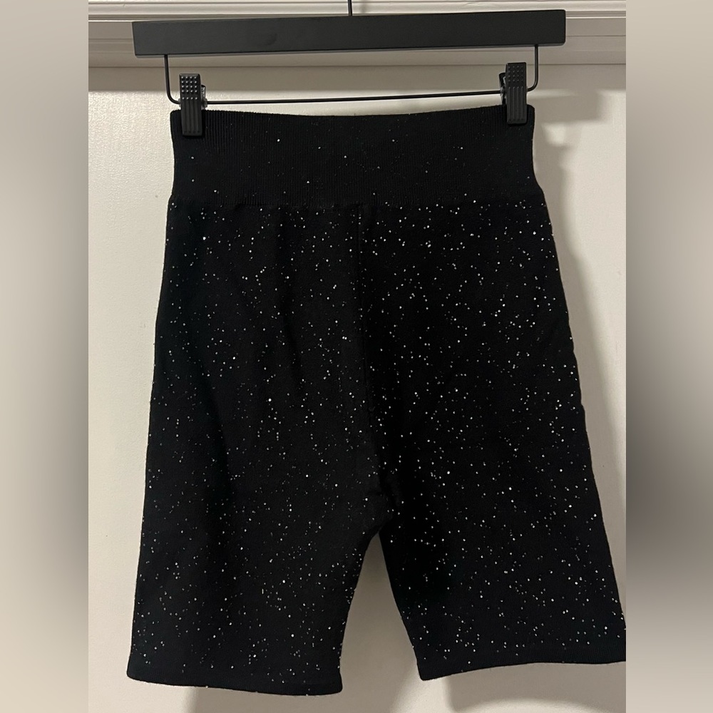A R E A Sequin Biker Shorts - image 5